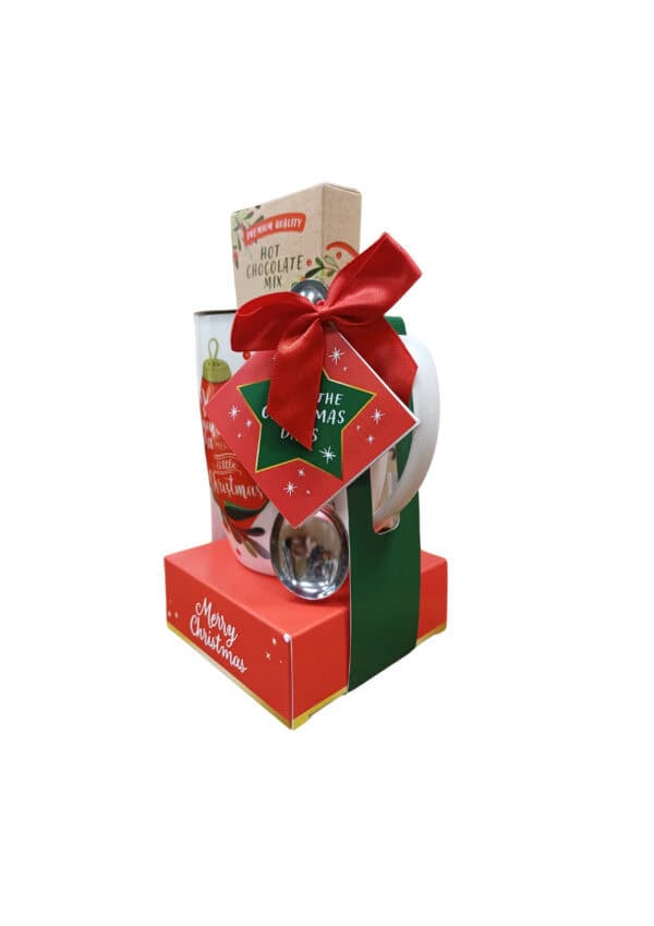 MUG IN CERAMICA con PREPARATO PER CIOCCOLATA CALDA LITTLE CHRISTMAS - immagine 2