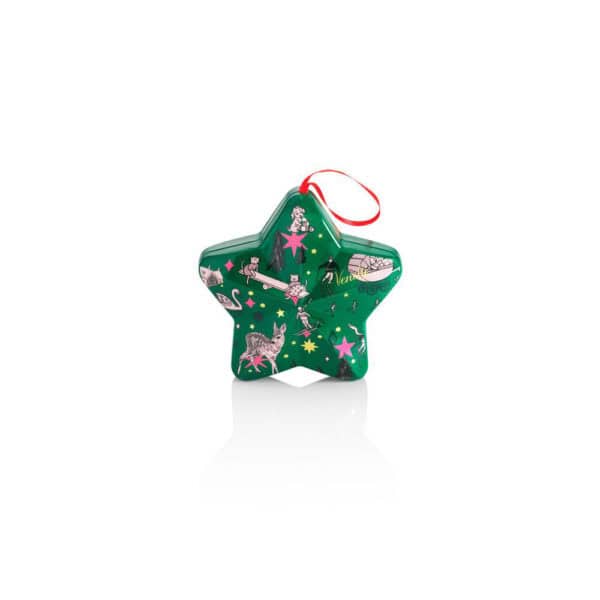 LATTINA REGALO STELLA VERDE con CIOCCOLATINI