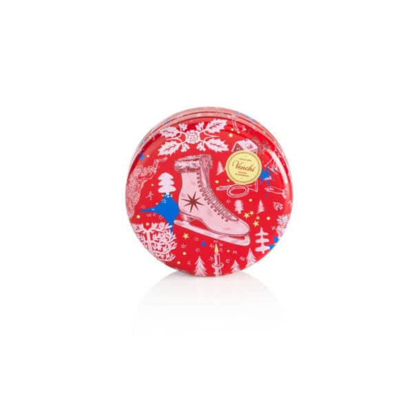 LATTINA REGALO TONDA con CIOCCOLATINI ASSORTITI
