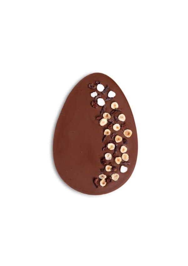 UOVA PIATTO DI CIOCCOLATO AL LATTE E NOCCIOLE