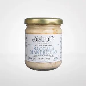 BACCALA' MANTECATO CON OLIVE TAGGIASCHE