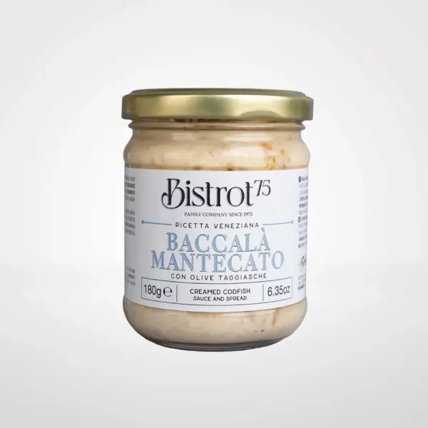 BACCALA' MANTECATO CON OLIVE TAGGIASCHE