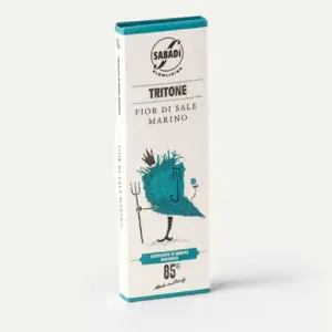 TRITONE CIOCCOLATO DI MODICA 85 % AL SALE MARINO