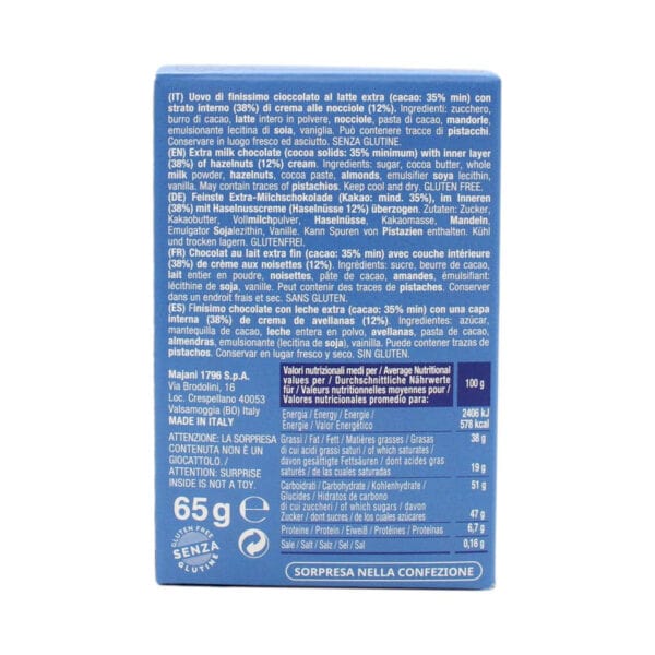 mini uova cremino con sorpresa