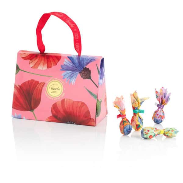 borsina regalo papaveri con ovetti assortiti
