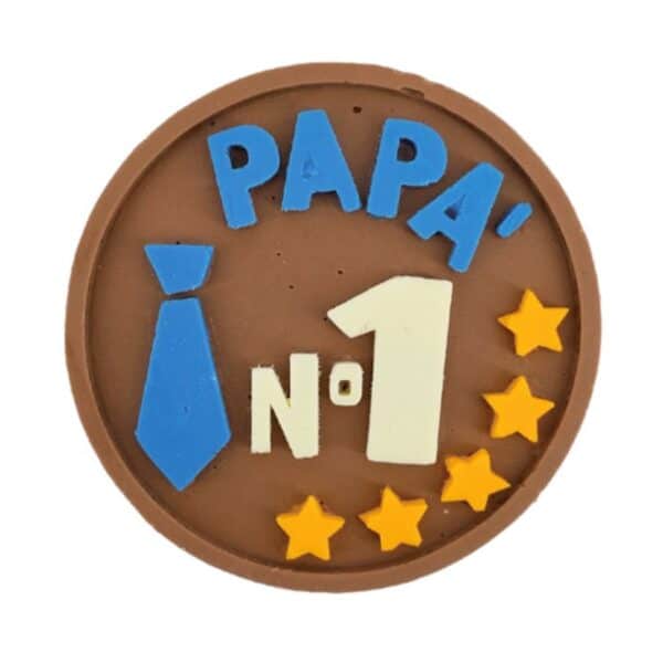 medaglia di cioccolato papa'