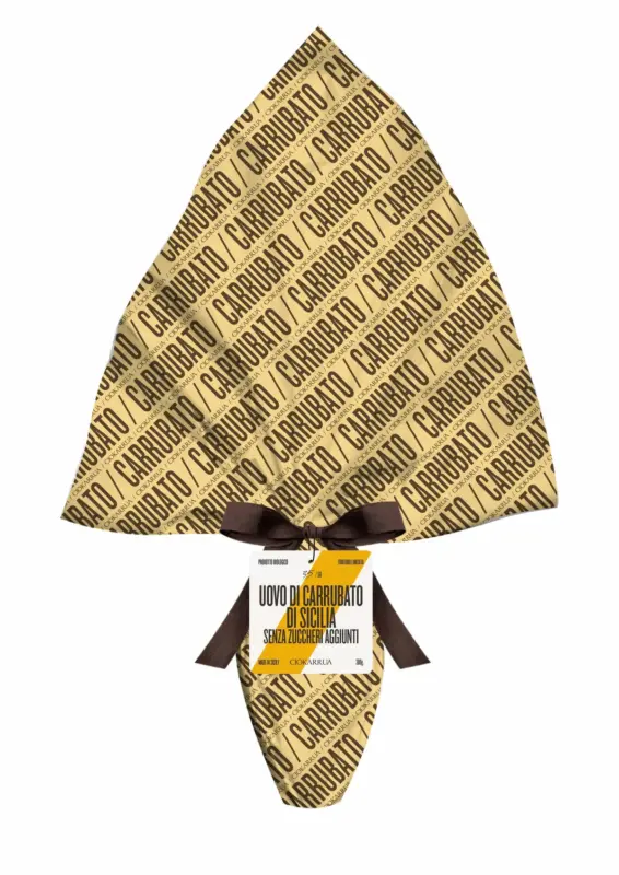 uovo di carrubato vegano