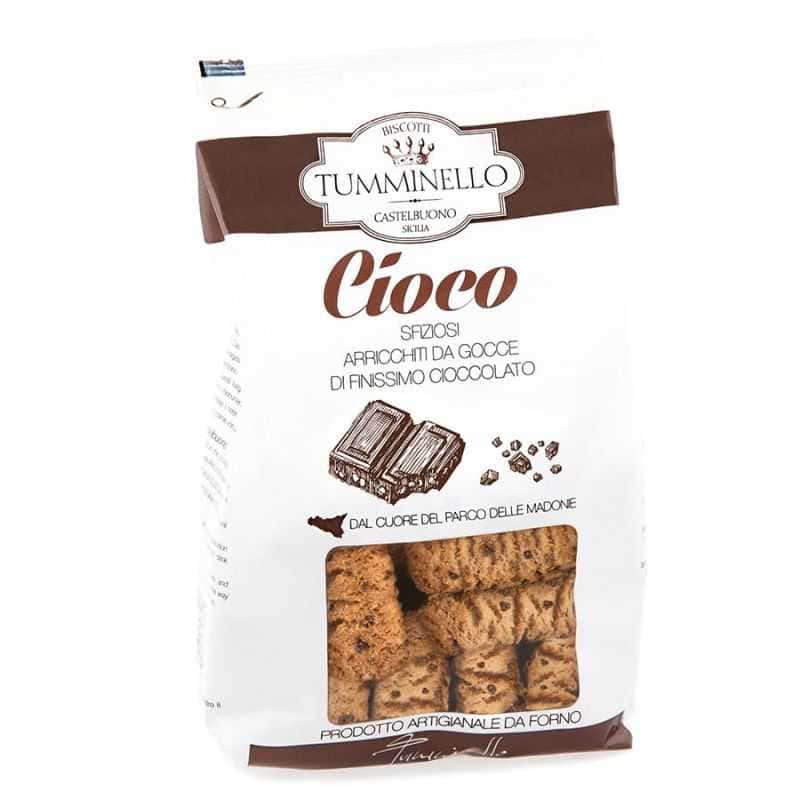 biscotti artigianali con gocce di cioccolato