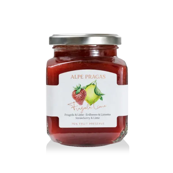 composta di frutta fragola e lime
