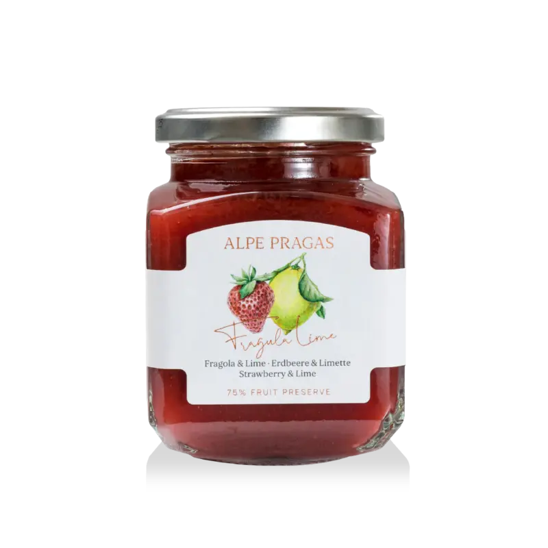 composta di frutta fragola e lime