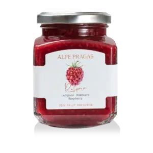 composta di frutta lamponi
