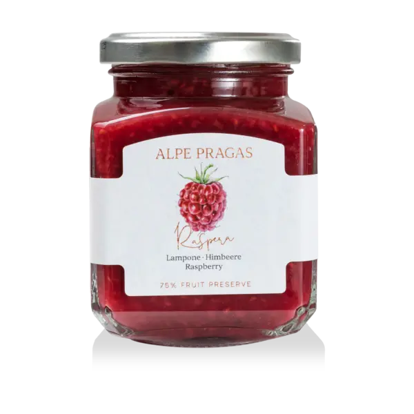 composta di frutta lamponi