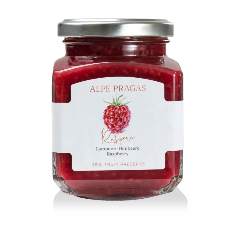 composta di frutta lamponi