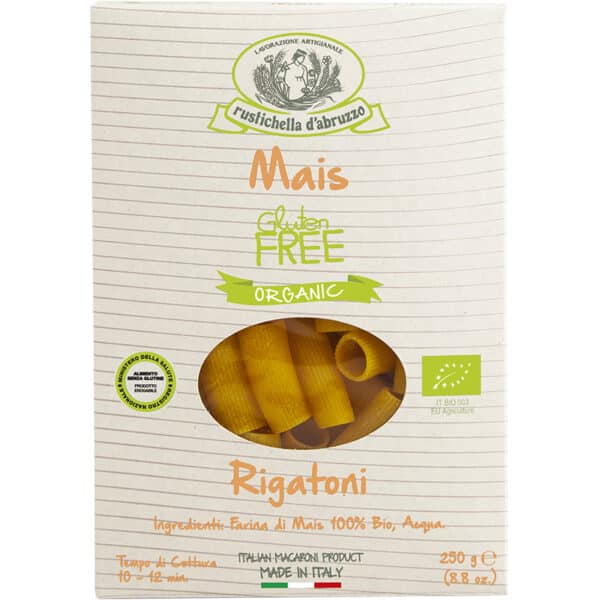 rigatoni di mais senza glutine
