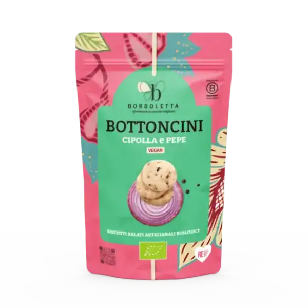 bottoncini cipolla e pepe nero