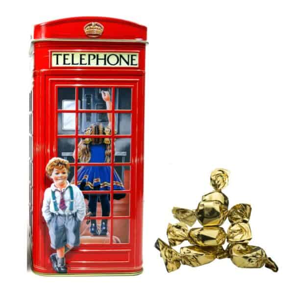 toffee morbide in latta cabina telefonica