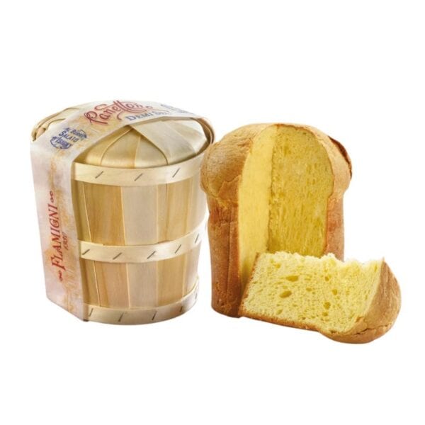 panettone demi sel salato in balsa legno