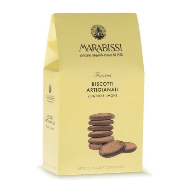 biscotti di frolla artigianali limone e zenzero
