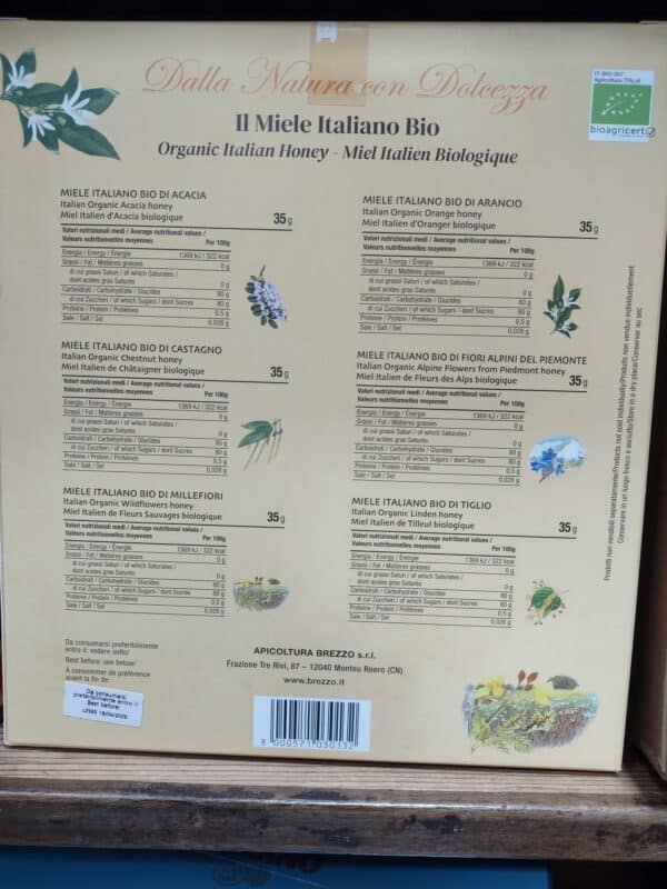 cofanetto 6 mignon mieli