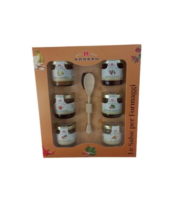 cofanetto 6 mignon salse per formaggi