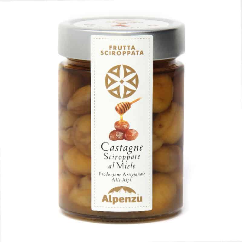 castagne sciroppate al miele