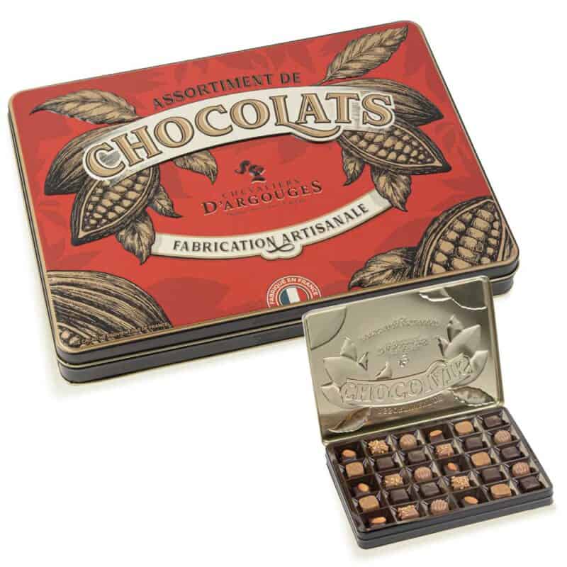 selezione praline vintage red