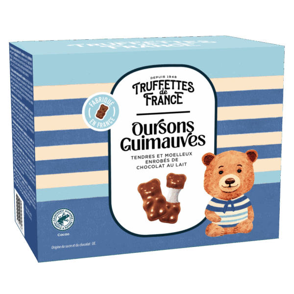 orsetti di marshmallow ricoperti di cioccolato al latte