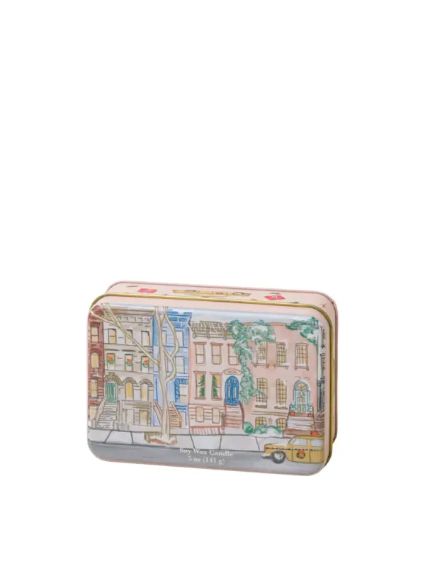 candela in latta cannella mandarino