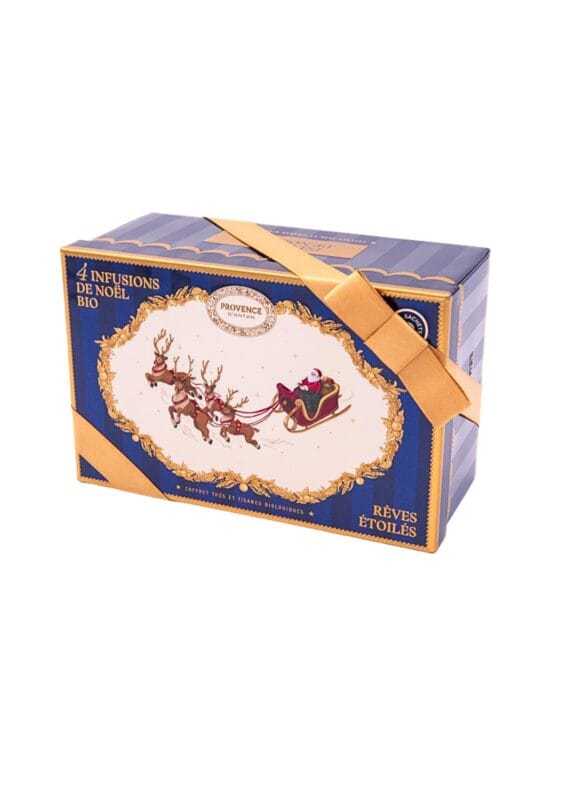 cofanetto regalo infusi e the' biologici renna