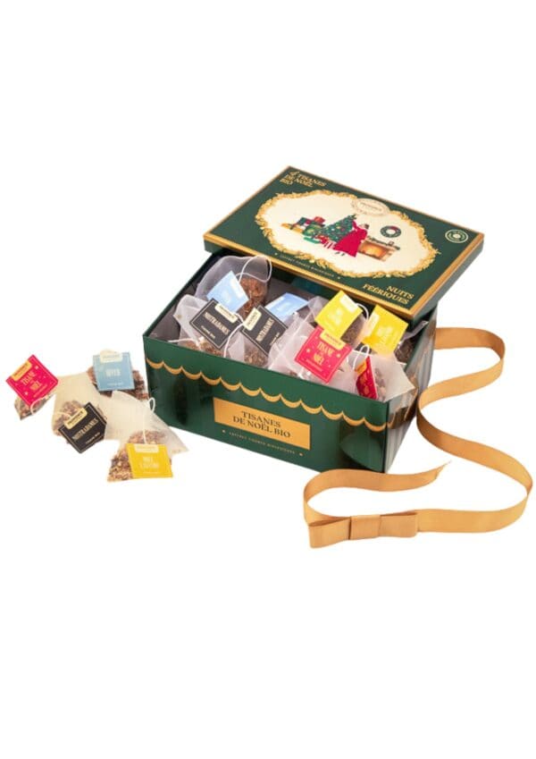 cofanetto regalo infusi biologici di natale