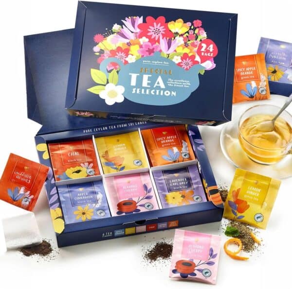 selezione di thè e tisane