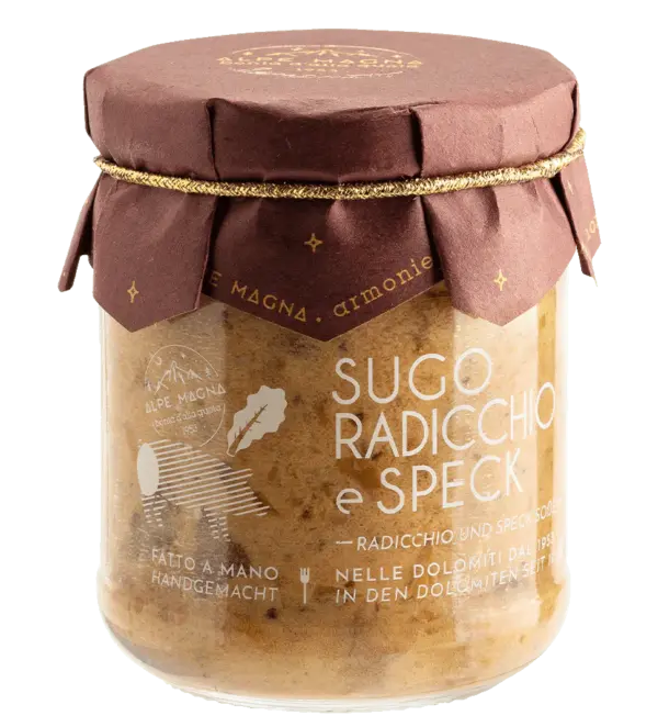 sugo radicchio e speck