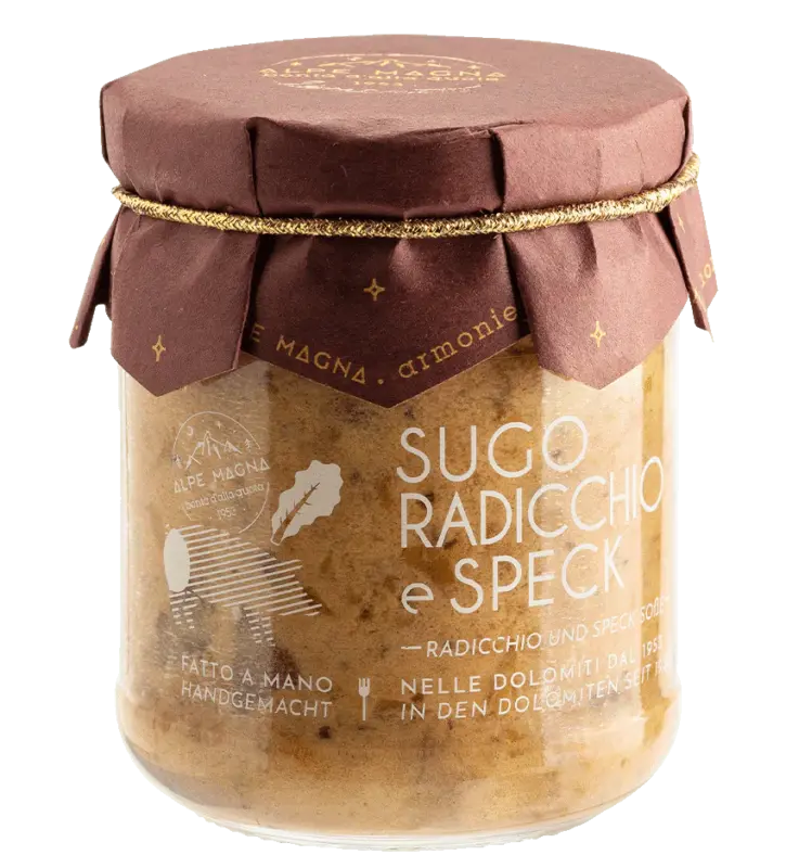 sugo radicchio e speck