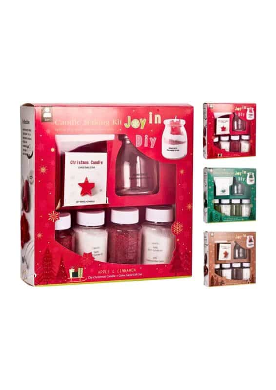 set per creare candele