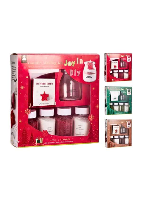 set per creare candele