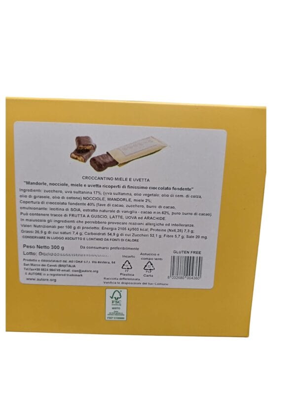 astuccio finezza con croccantini miele e fichi