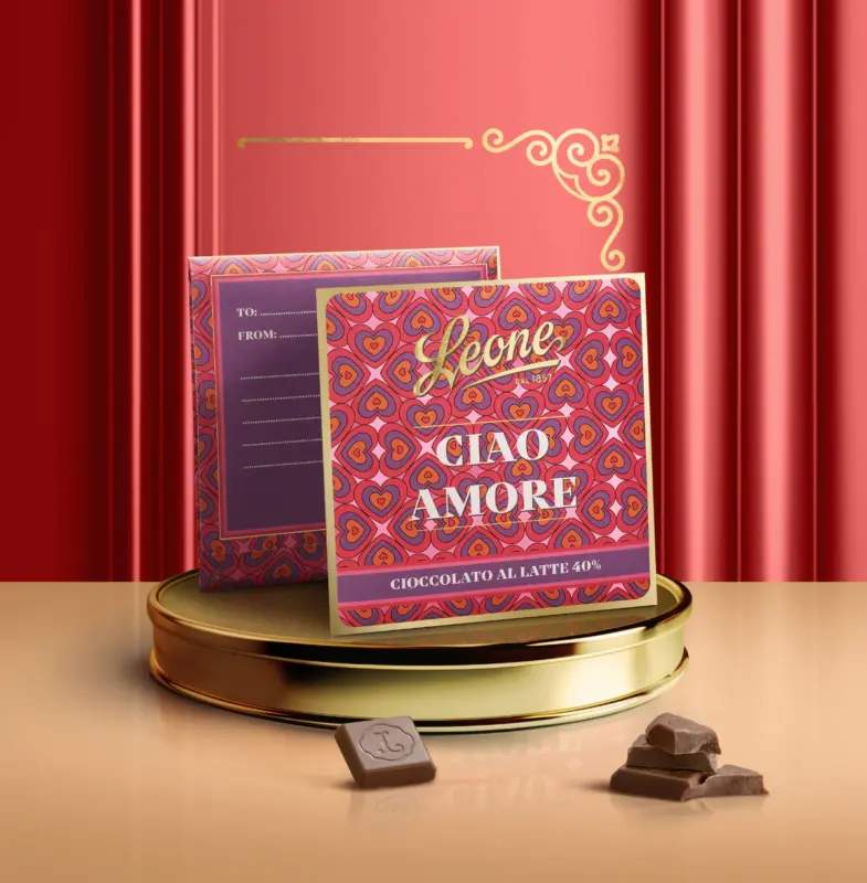 tavoletta cioccolato al latte ciao amore