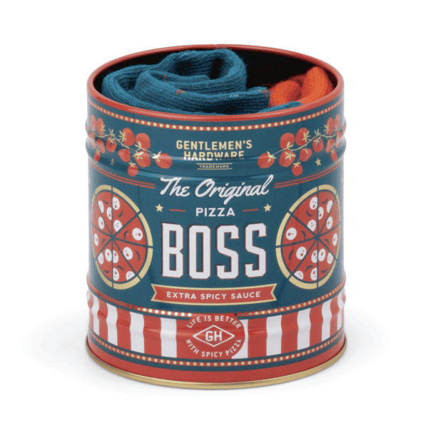 calze in lattina metallo pizza boss