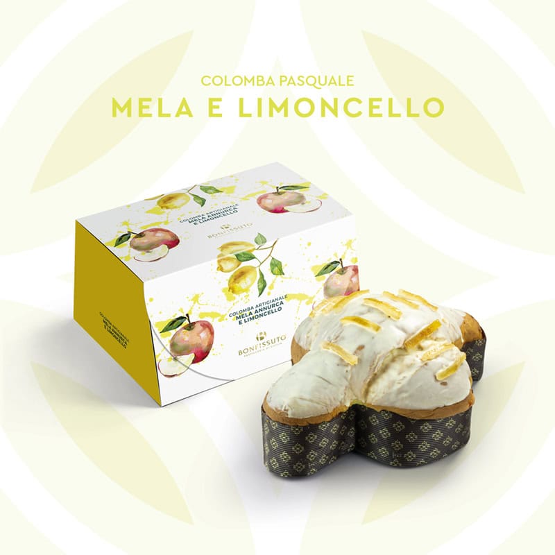 colomba con mela annurca e limoncello