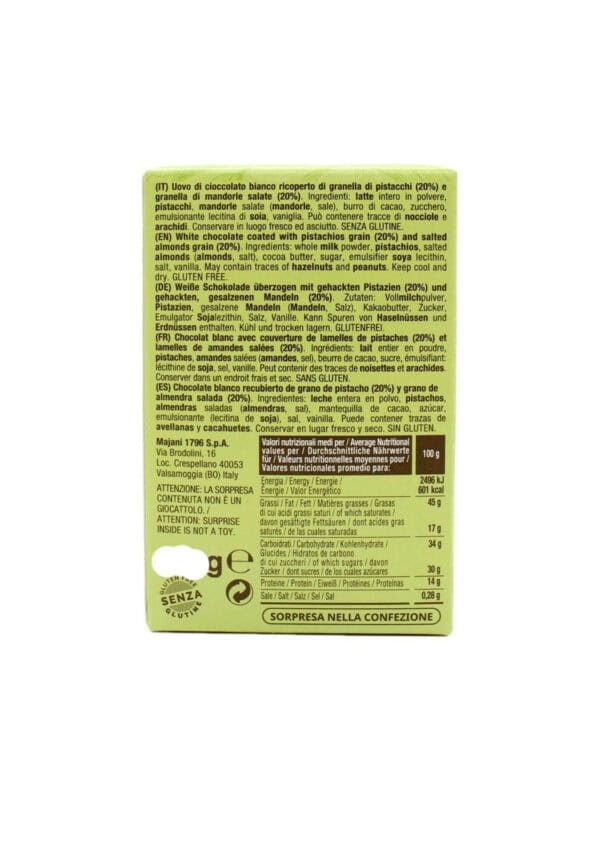 mini golosovo bianco pistacchi