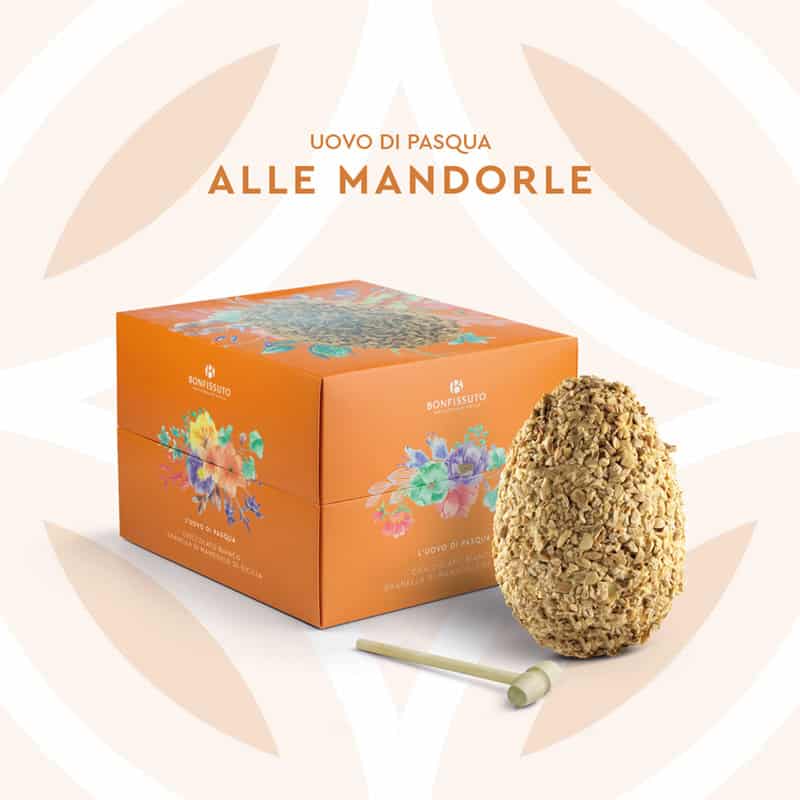 uovo cioccolato bianco e mandorla