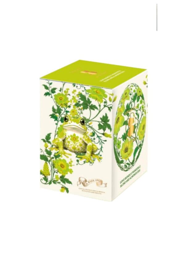 uovo di cioccolato oro e granella di mandorle