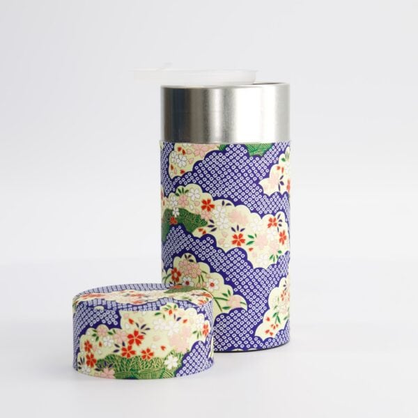 contenitore ermetico per te' sfuso rosso e fiori (copia)