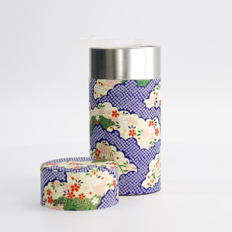 contenitore ermetico per te' sfuso rosso e fiori (copia)