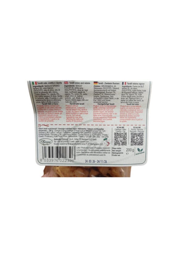 taralli scamorza affumicata